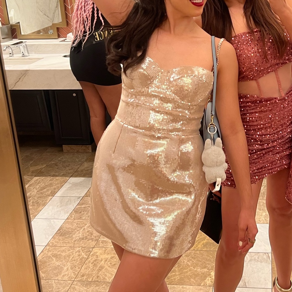 Nadine merabi Sequin Dress - Picture 4 of 4